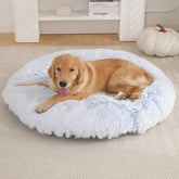 Plush Round Pet Sleeping Mat – Extra Large 120cm | Premium Comfort Bed