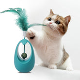 Catnip Tumbler Feather Cat Toy