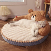 Cozy Bear Hug Cat Bed