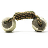 Rope & Tennis Chew Dumbbell