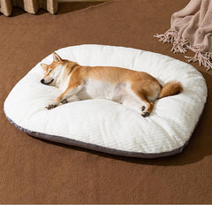 Oval Plush Dog Cushion Bed – Small Dogs