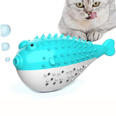 Puffer Fish Cat Chew Toy