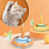 2-in-1 Turntable Cat Toy