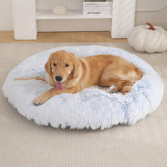 Plush Round Pet Sleeping Mat – Extra Large 120cm | Premium Comfort Bed