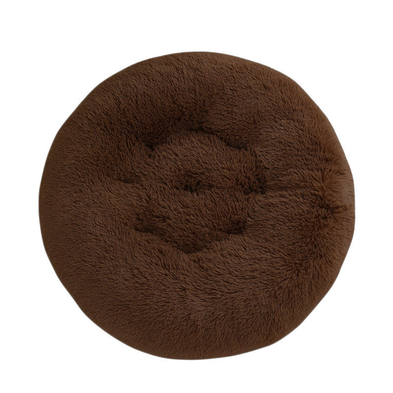Plush Round Pet Sleeping Mat – Extra Large 120cm | Premium Comfort Bed