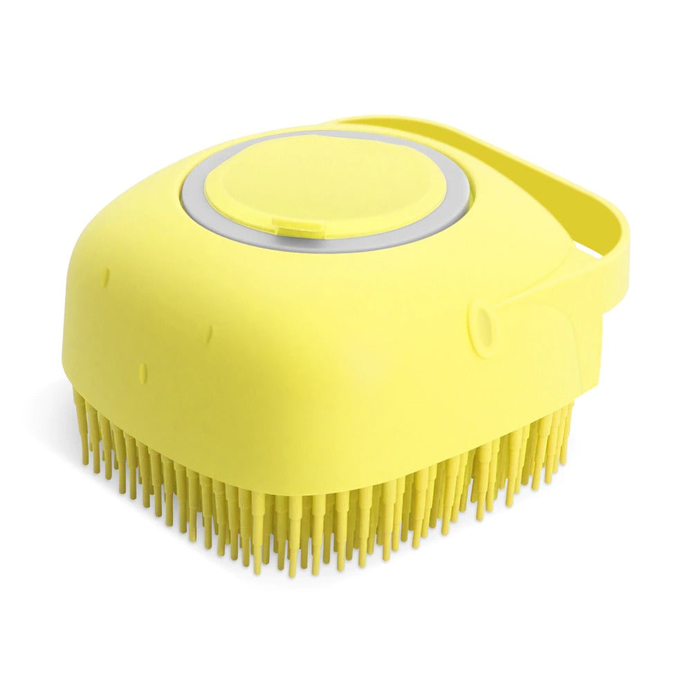 Silicone Pet Shampoo Massager & Grooming Brush