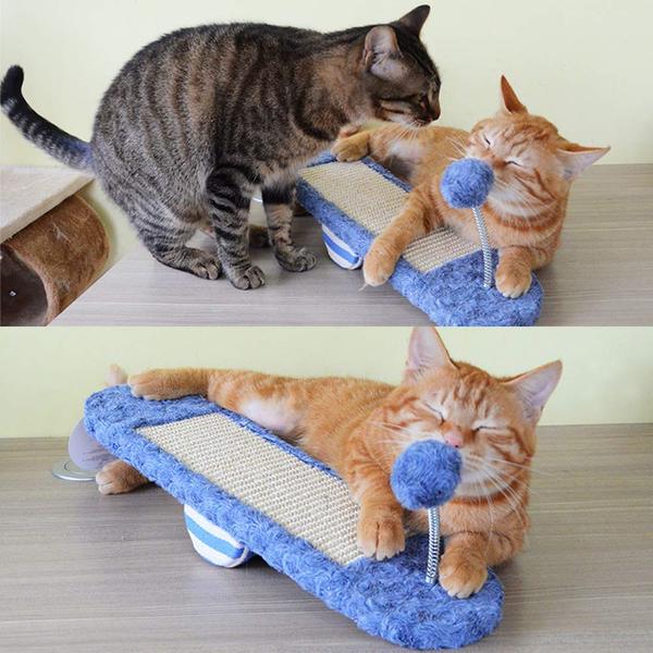 Cat Seesaw Scratch Toy