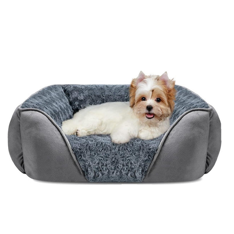 Plush Haven Warm Pet Bed