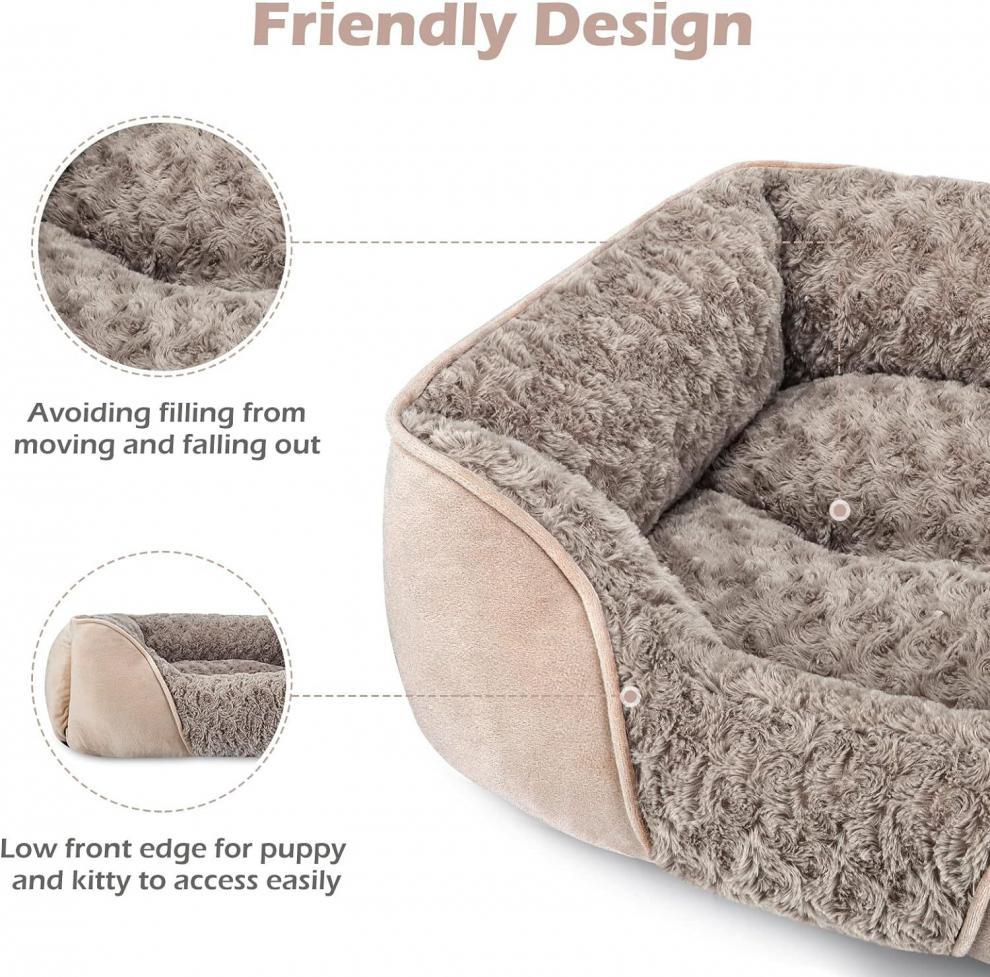 Plush Haven Warm Pet Bed