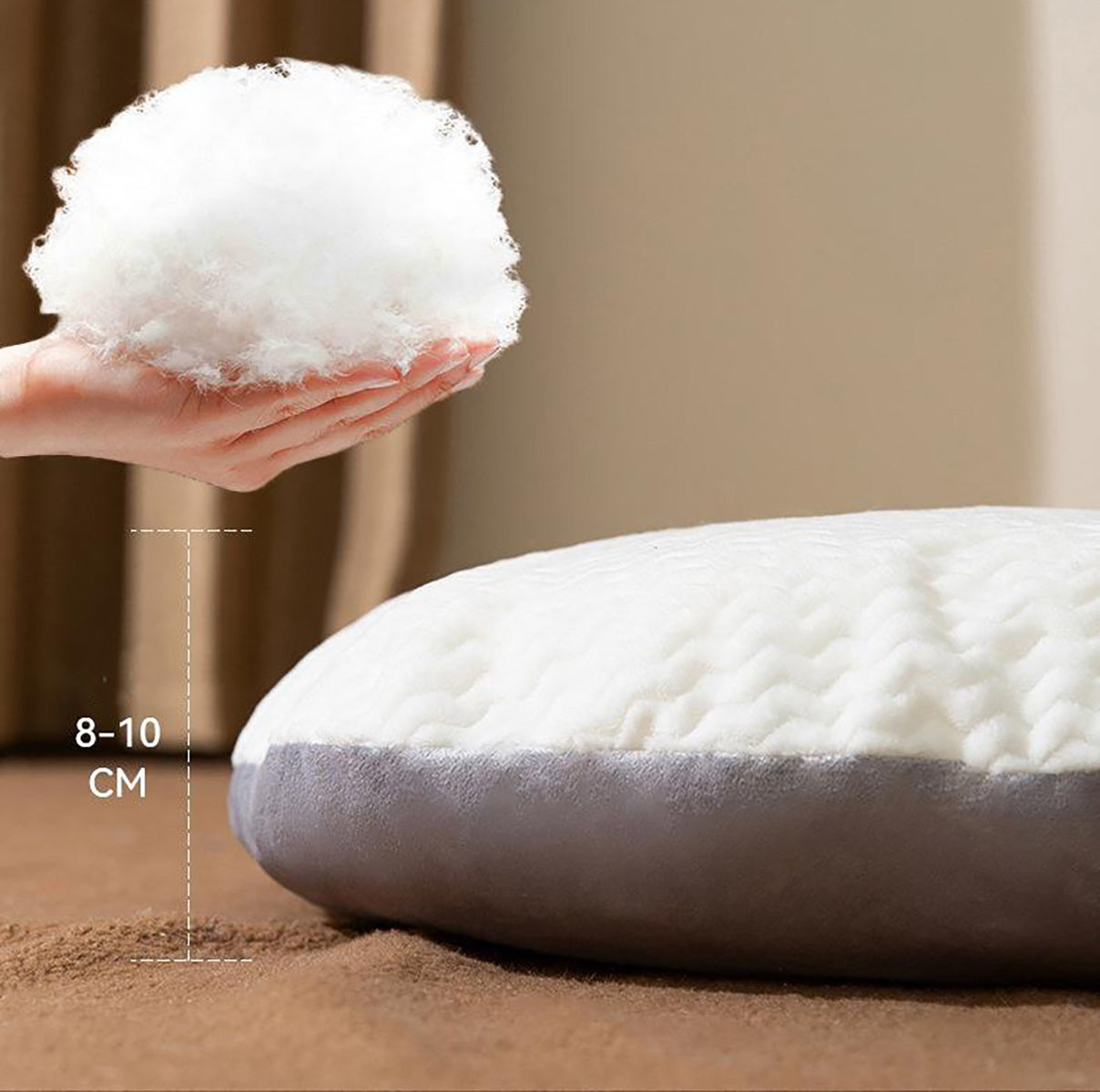 Oval Plush Dog Cushion Bed – Small Dogs