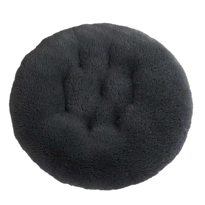 Plush Round Pet Sleeping Mat – Extra Large 120cm | Premium Comfort Bed