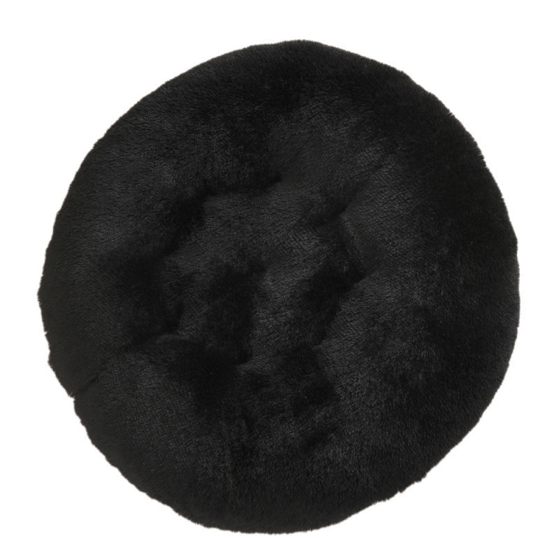 Plush Round Pet Sleeping Mat – Extra Large 120cm | Premium Comfort Bed