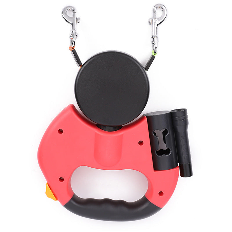 Dual Retractable Dog Leash